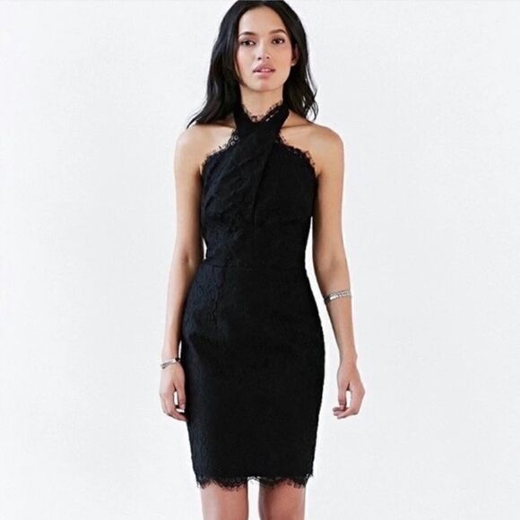 Keepsake High Roads Black Lace Dress - Picture 8 of 15